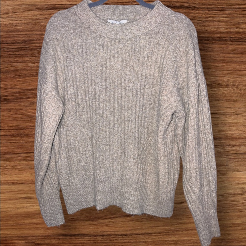Cozy Knit Sweater in Beige